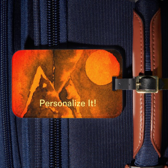 Etiqueta del paisaje rural rural (Anverso In Situ 4)