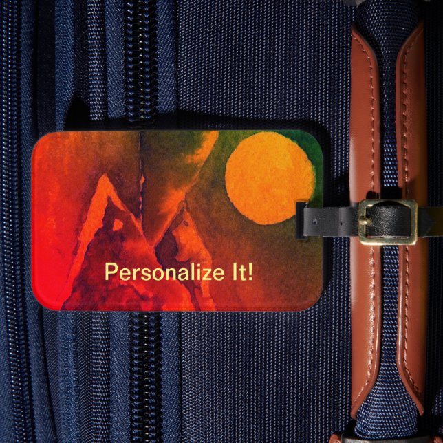 Etiqueta del paisaje rural rural (Anverso In Situ 4)