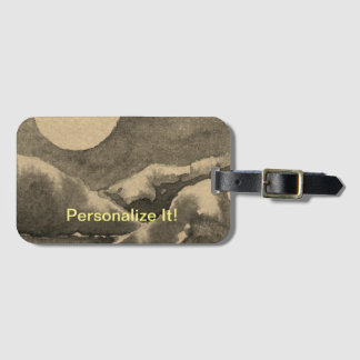 Etiqueta del paisaje rural rural