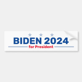 Etiqueta del parachoques Biden 2024