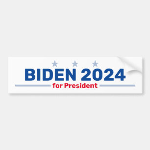 Etiqueta del parachoques Biden 2024