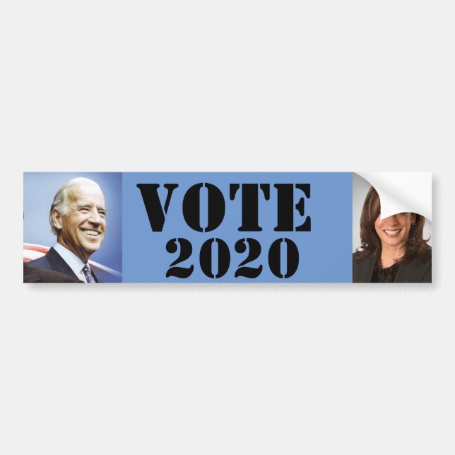 Etiqueta del parachoques BIDEN/HARRIS 2020 (Frente)