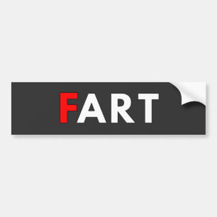 Etiqueta del parachoques con el logotipo F ART