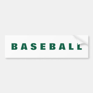 Etiqueta del parachoques de béisbol