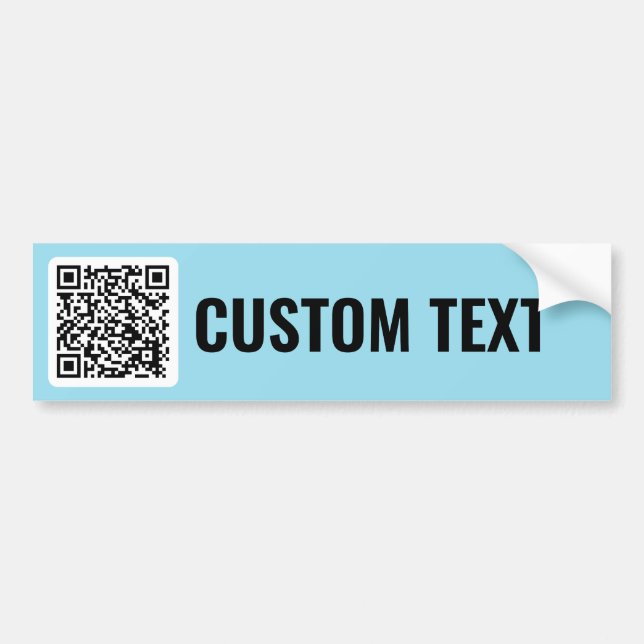 Etiqueta del parachoques de código QR (Frente)