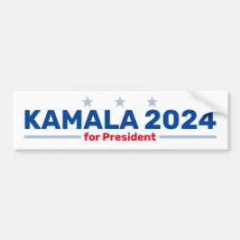 Etiqueta del parachoques de Kamala 2024