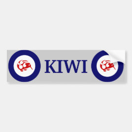 Etiqueta del parachoques de KIWI