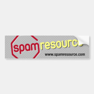 Etiqueta del parachoques de recursos de correo bas