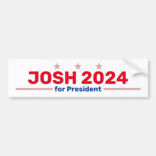 Etiqueta del parachoques Josh 2024