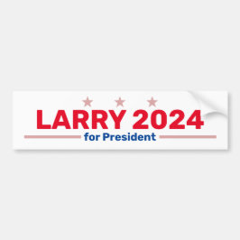 Etiqueta del parachoques Larry 2024