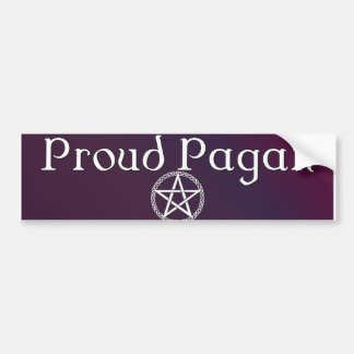 Etiqueta del parachoques Proud Pagan