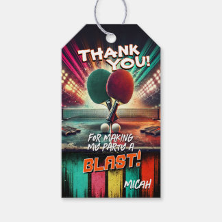 Etiqueta del partido Ping Pong
