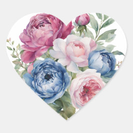 Etiqueta del Pegatina con forma de corazón