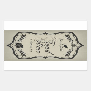 Etiqueta del pegatina del tarro de Halloween del