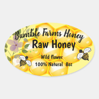Etiqueta del Personalizado Apiario RAW HONEY