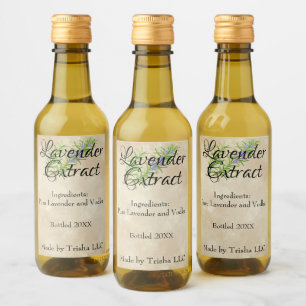 Etiqueta del Personalizado de aceite del extracto 