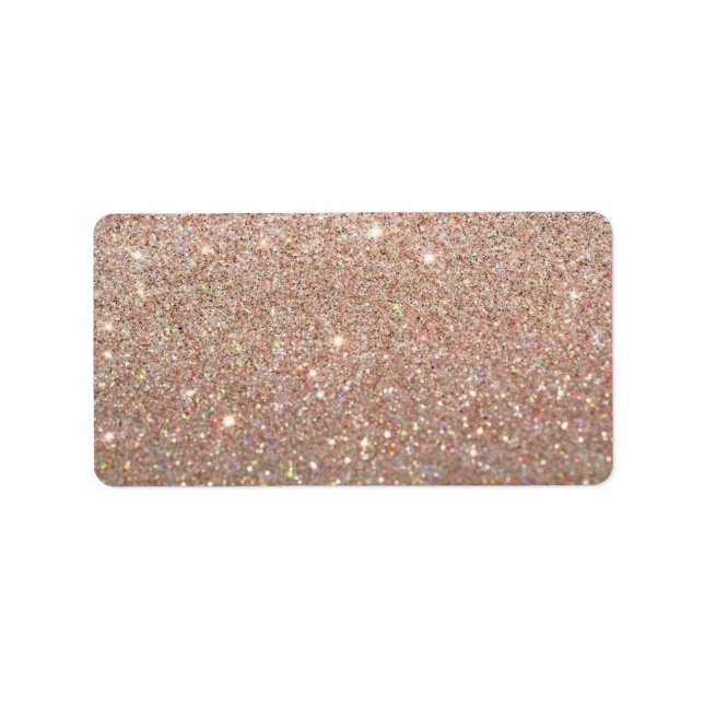 Etiqueta del personalizado - Fab con brillo dorado (Frente)