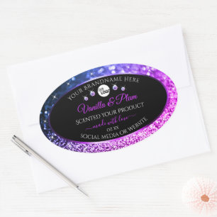 Etiqueta del producto con el logotipo "Black Pink