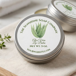 Etiqueta del producto de baño y del cuerpo - aloa