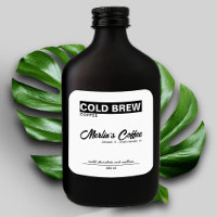 Etiqueta del producto Frío Brew Coffe Pegatina del