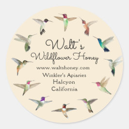 Etiqueta del producto Hummingbirds de California