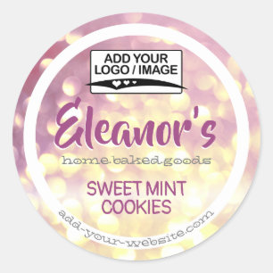 Etiqueta del producto para el embalaje del logotip