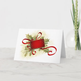 Etiqueta del regalo de vacaciones del navidad con