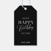 Etiquetas de cumpleaños personalizadas, feliz cumpleaños para usted  pegatinas, pegatinas de regalo para el regalo de cumpleaños