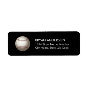 Etiqueta del remite del béisbol