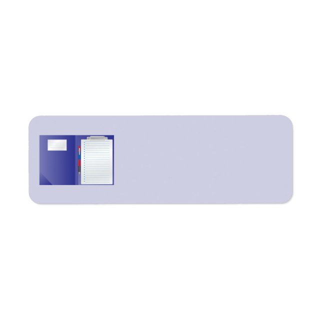 Etiqueta del tablero de Binder de Negocios4 (Frente)