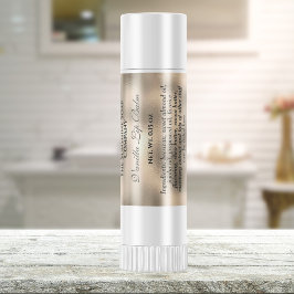 Etiqueta del tubo de balón labial de estilo vintag