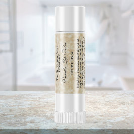 Etiqueta del tubo de balón labial estilo papel per