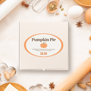 Etiqueta del tubo de calabaza   Pegatina de embala