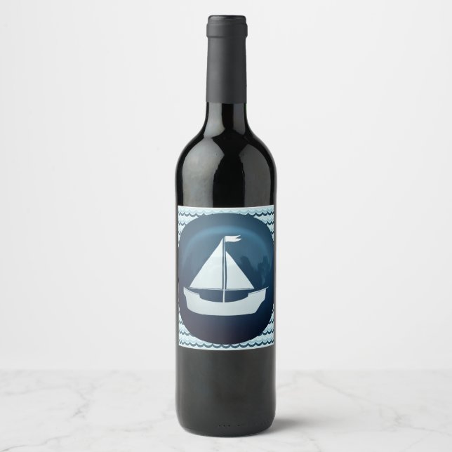 Etiqueta del vino de vela (Anverso)