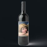 ETIQUETA DEL VINO : VINTAGE CHRISTMAS ANGEL CHERUB<br><div class="desc">ETIQUETAS DEL FRASCO DE VINO : ANGEL DE NAVIDAD DE VINTAGE</div>