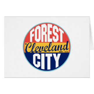 Etiqueta del vintage de Cleveland