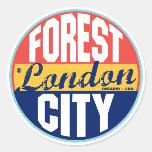 Etiqueta del vintage de Londres