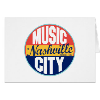 Etiqueta del vintage de Nashville