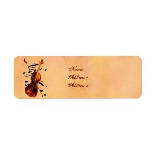 Etiqueta del violín