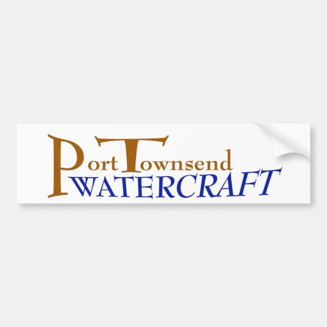 Etiqueta del Watercraft de Townsend del puerto (Frente)