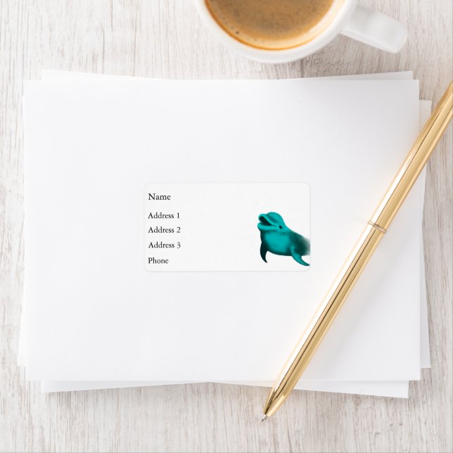 Etiqueta Delfín afortunado (In situ)