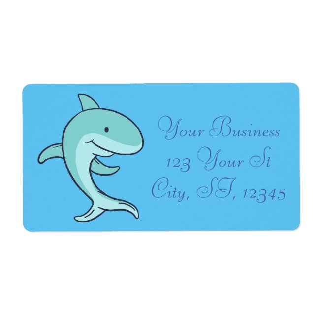 Etiqueta Delfines Azules Saltan Thunder_Cove (Frente)