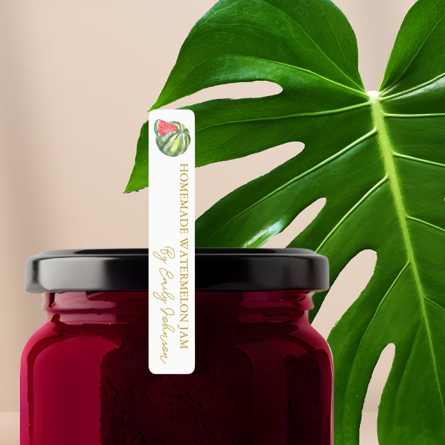 Etiqueta delgada de la sandía casera (Subido por el creador)