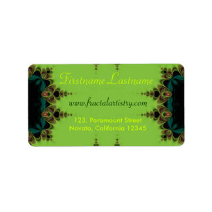 Etiqueta Delicada artesanía forestal