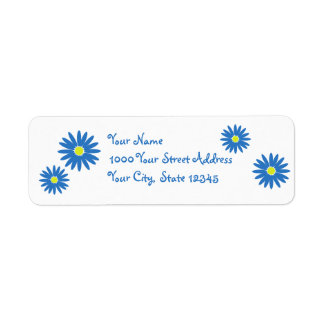 Etiqueta Delight Daisies Blue