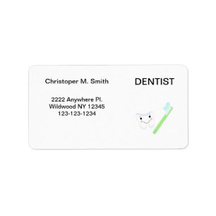 Etiqueta Dentista - Consultorio Dental