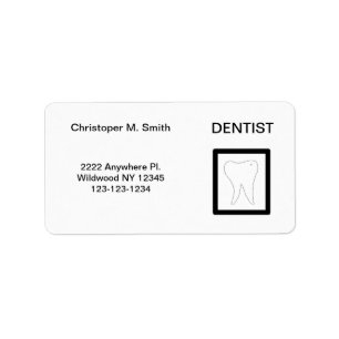 Etiqueta Dentista - Consultorio Dental