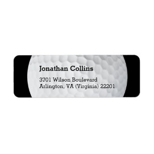 Etiqueta Deporte personalizado del golf el  