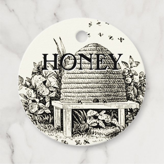Etiqueta descriptiva Skep de Honey Jar (Anverso)