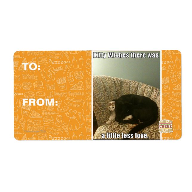 Etiqueta Deseos Kitty (Frente)